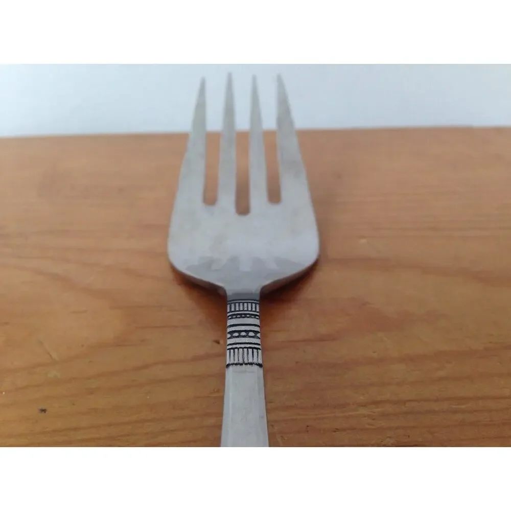 Vitnage Mid Century Modern Northland Stainless Steel Large Serving Fork 9
